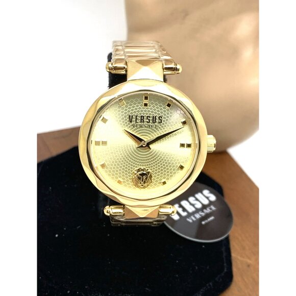 Versus by Versace Women's Watch VSPCD2H21 Quartz Gold Stainless Steel 36mm - Picture 12 of 13